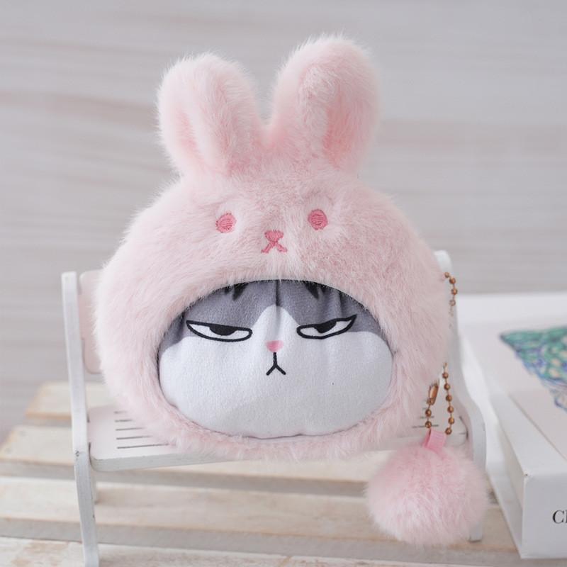 Plush Animal Transforming Keychain With Pp Cotton Filling For Kids And Collectors