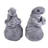 1pc 23cm-55cm Waiting Statue Meme Tubby Gray Blob Plush Toy Soft Stuffed Monster Doll Creative Nice Cute Gift