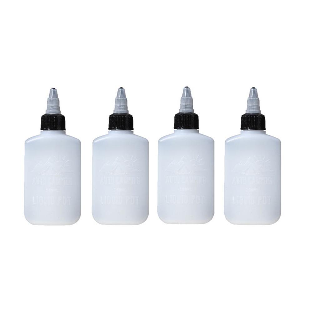 

4pcs 100ml BBQ Oil Dispenser Plastic Squeeze Sauce Bottles Outdoor Oil Bottle Picnic No Stickers