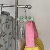 Stainless Steel Belt Hanger,Rotation Bag Hanging Rack with 5 Hooks,Closet Storage Organizer for Bra,Tank Top,Tie,Scarf