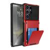 180°Flip Wallet Card Slot Hard PC+Soft TPU Phone Case For Samsung S25 Ultra Edge S23 S20 S21 S22 S24 Ultra Plus FE Bumper Cover