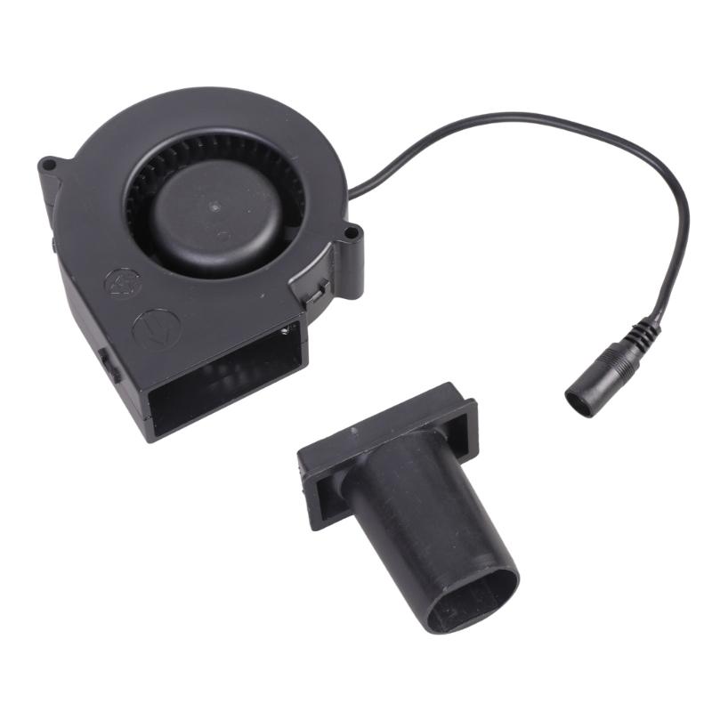 12V Blower Motor 5.5x2.1mm Female Input 5500RPM For Electronic Cooling Metal Smelting And Camping Furnaces Cooking Stove