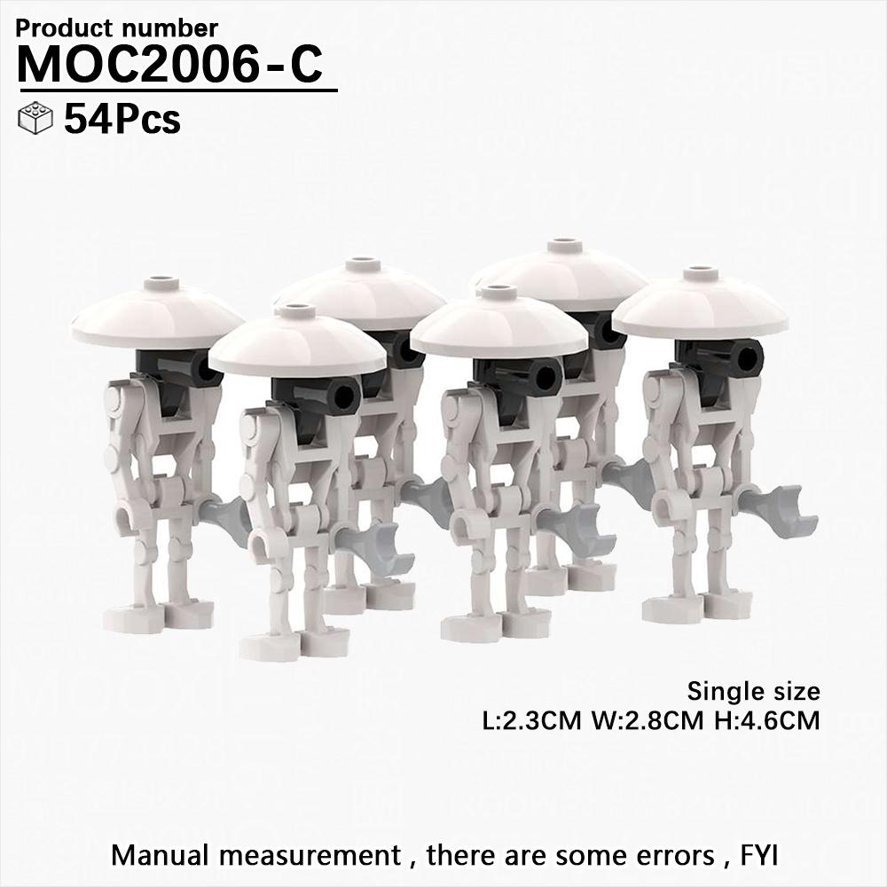 MOOXI Movie Series Set MOC Bricks Robot Compatible With Action Figures Model DIY Sets Adults Building Blocks Toys For Kids Gifts