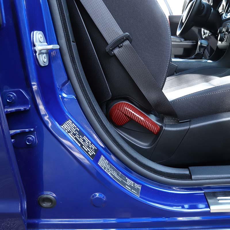 Door Co-pilot Seat Adjustment Decoration Protective Cover For Dodge Charger 2011 Up  Interior Accessories