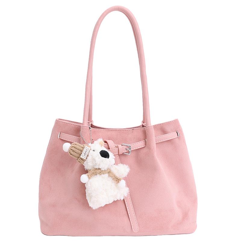 New retro tote bag New large-capacity handbag Women's commuter simple shoulder bag