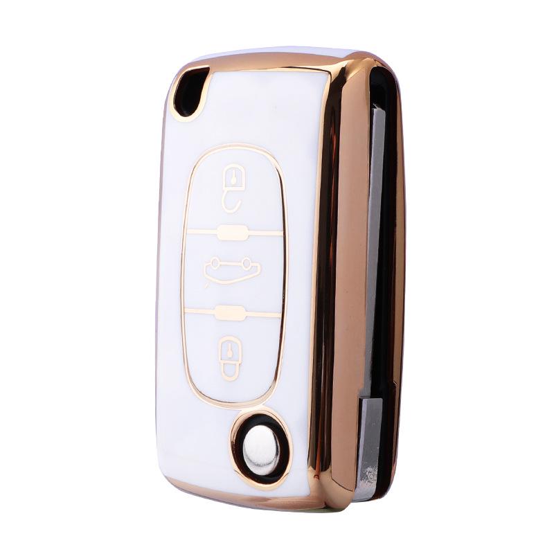 Key Cover for Dongfeng Peugeot 308/408 and Citroen 307/207 - Unisex Design