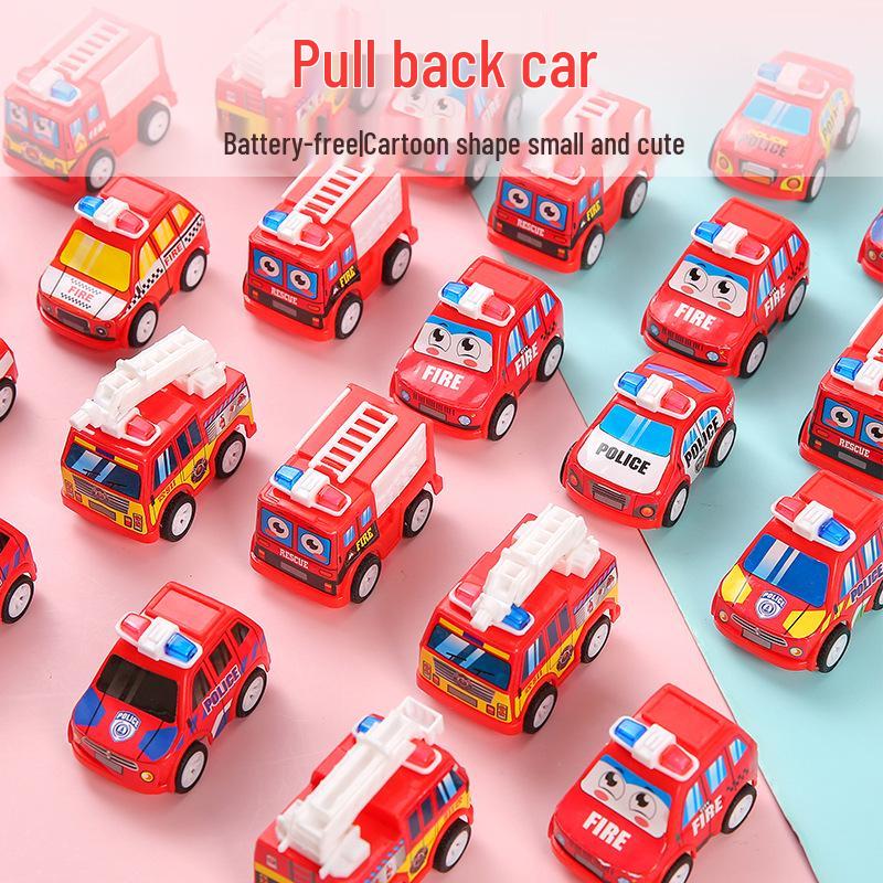 

Детский набор инерционных пожарной машины и экскаватора