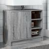 Waschtischunterschrank, Unterschrank unter dem Waschbecken, Schrank ohne Waschbecken, Sonoma-Eiche 63 x 29 x 55 cm