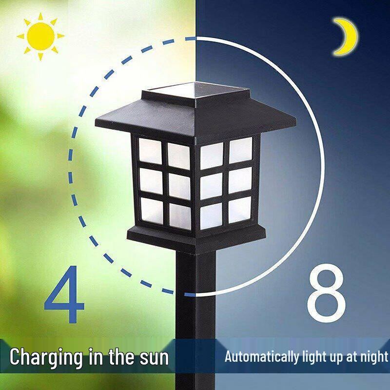 Lampe d'extérieur solaire à LED Shufujia pour pelouse