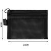 Mesh Clear Cosmetic Bags Square Zipper Bag Makeup Bag Pencil Cases Wash Pouch Portable Travel Toiletry Organizer Storage Pouch