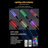 LED Flagpole Light 1FT LED Whip Lights Remote Control Flagpole Antenna Whips for 12-24V Trucks ATV UTV Boat Off-Road