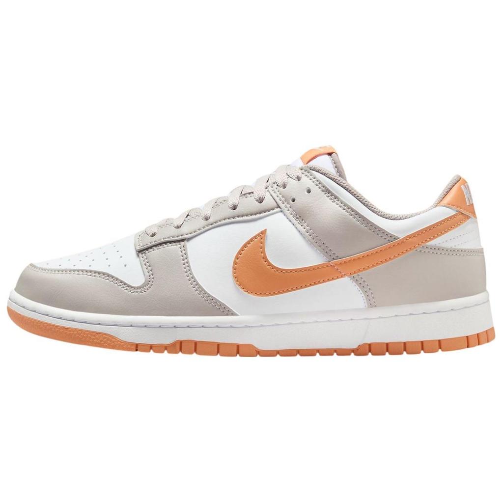 Nike Dunk Anti Slip Wear Resistant Low Top Skateboard Shoes Men's Gray Orange
