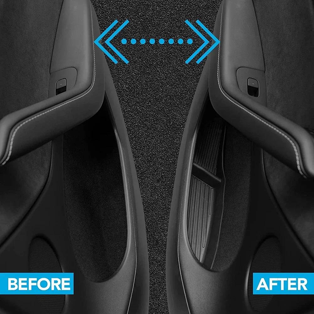 Door Side Storage Box Front Rear Door Handle Armrest Tray Organizer for Tesla Model Y 2020 -2025 Model 3 Highland After 2025.10