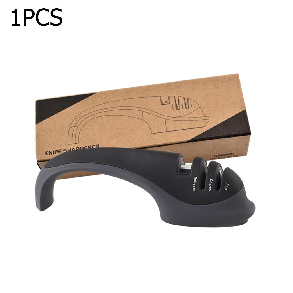 3-in-1 Kitchen Knife Sharpener Helps Repair Polish Blades for Kitchen Sccessories Kitchen Scissor Knife Sharpening