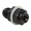 Fuel Cell Bulkhead Fitting with PTFE Washer Black Anodized 6061‑T6 Aluminum Alloy Connector for Most Fluid