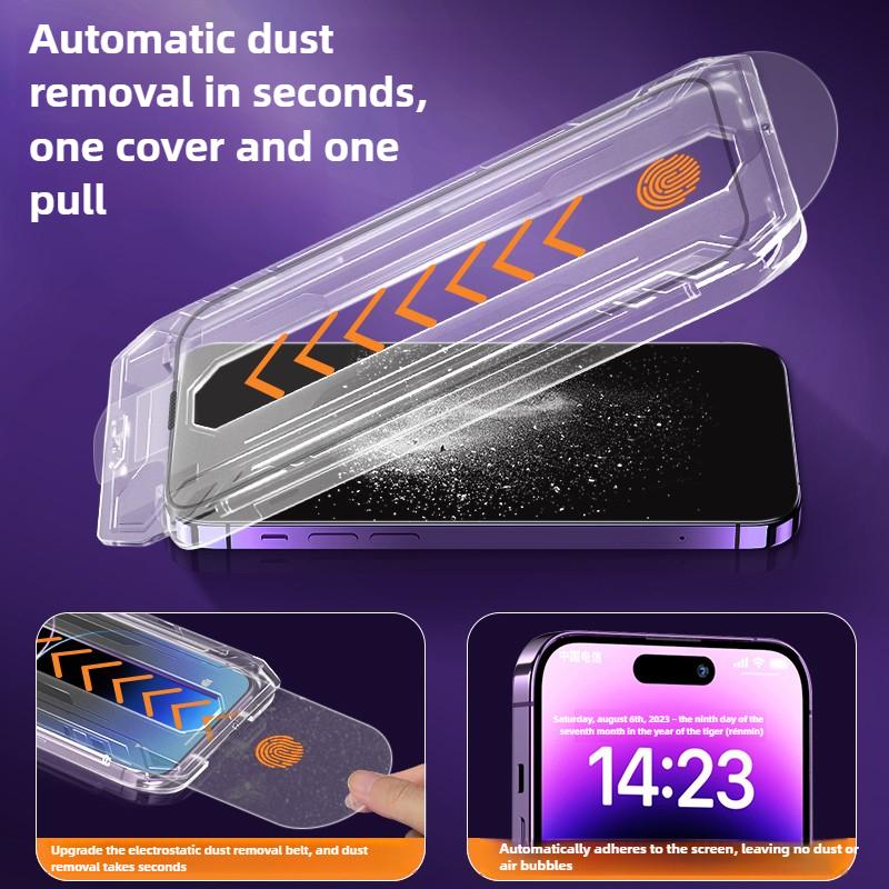 HD Tempered Glass for IPhone 17 Pro Max/17 Pro/17 Air Dust Free Easy Installation Screen Protector for IPhone 17 Full Protection