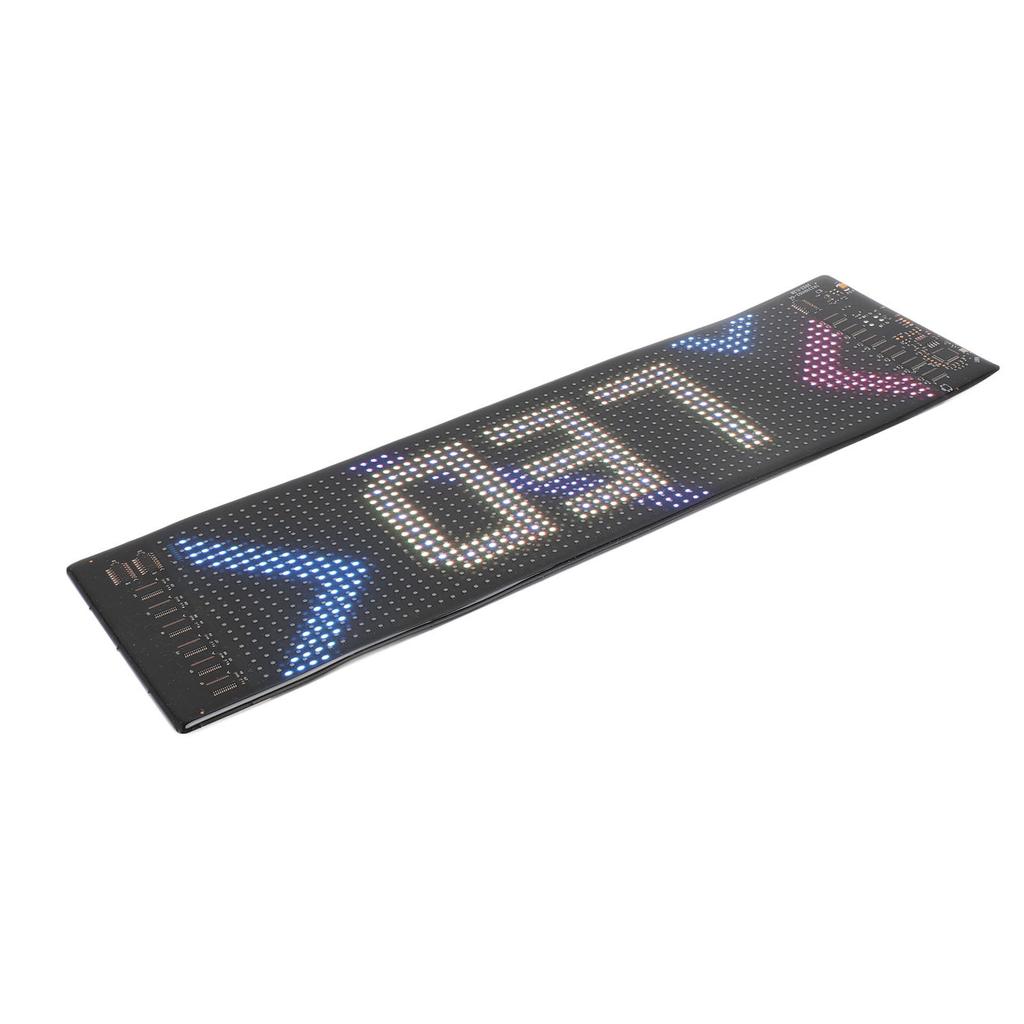 LED Car Sign Professional 13.7x4.0inch Thin Waterproof Scrolling Programmable Flexible LED Matrix