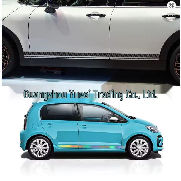 Volkswagen Up Hatchback Racing Stripes Vinyl Decal Side Skirt Sticker Graphics