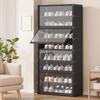 Mehrschichtiges Schuhregal, Schuhschrank, staubdichtes, transparentes Design für kleine Räume, geräumiges Aufbewahrungs-Organizer-Regal für Schuhe