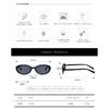 TR90 Small Frame Oval Cat-eye Sunglasses for Women, UV400 Protection, Retro Style