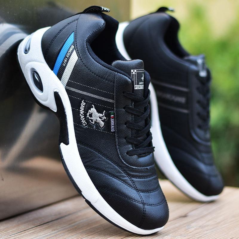 Pantofi de marcă pentru bărbați, cu pernă de aer, pantofi de alergare pentru bărbați, cu platformă, pantofi din piele respirabil, pantofi vulcanizați, pantofi pentru bărbați