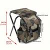 Nützlicher Rucksack Kühlstuhl Tragbarer Klappstuhl Hocker Leicht Angeln Outdoor Ausrüstung Geeignet für Camping, Reisen Wandern