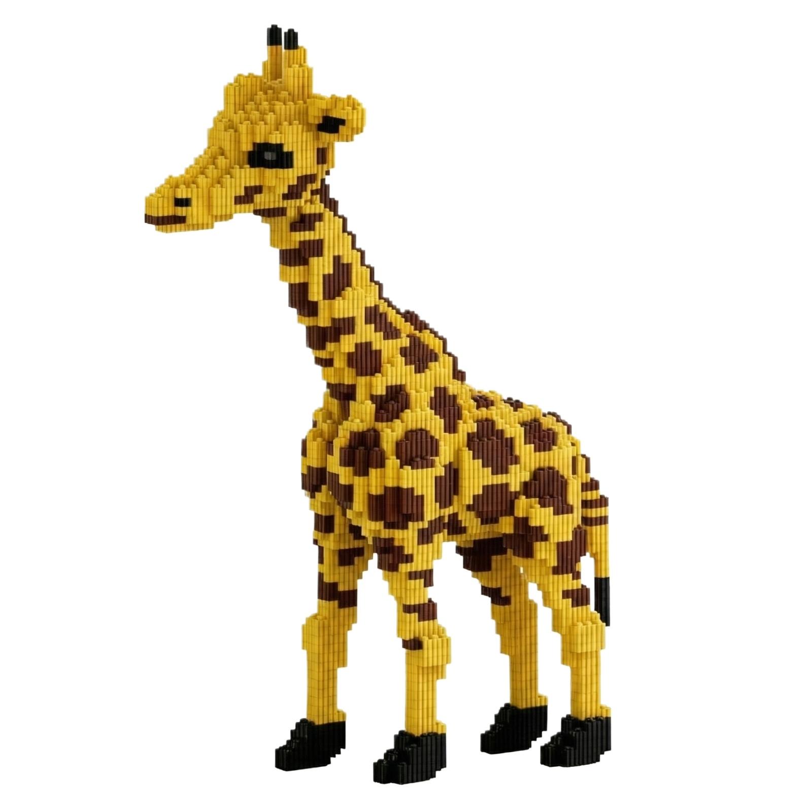 

Large Building Block Giraffe Model Compatible with Popular Construction Toys Educational Puzzle for Children Boys Girls Creative Assembly Set One Size
