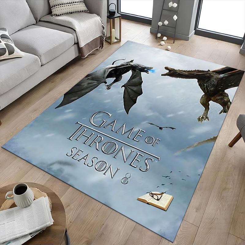 1pc Game of Thrones Season 8 Carpet, for Home & Office Decor, Desk Chair Carpet, Festive Gift,Conference Room CarpetL1237