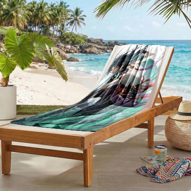 Xiao Fashion Beach Towel: Ideal for Summer Adventures Soft, absorbent and quick drying suitable for swimming and bathing