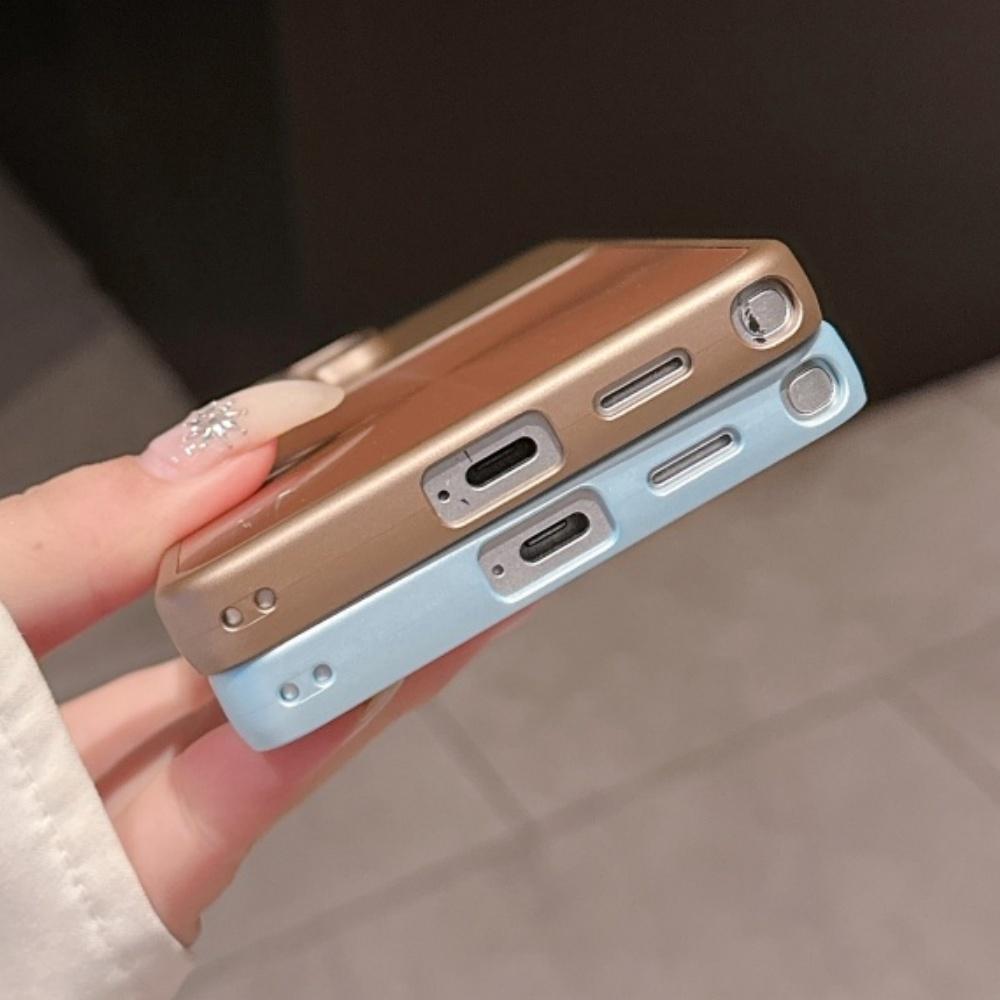 Original CD Laser Bling Metal Paint Skin Feeling Phone Case for Samsung Galaxy S26 S24 S25 Ultra S26 S25 Plus FE Shokproof Cover
