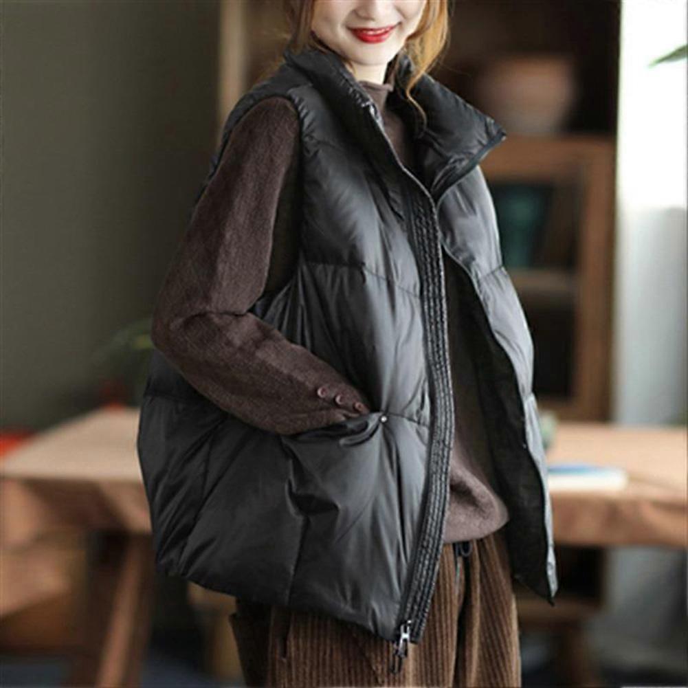 Women's Winter Vests Outerwear Lightweight Quilted Puffer Utility Vest