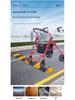 Korean Folding Walker with Wheels – Walking Aid and Shopping Cart