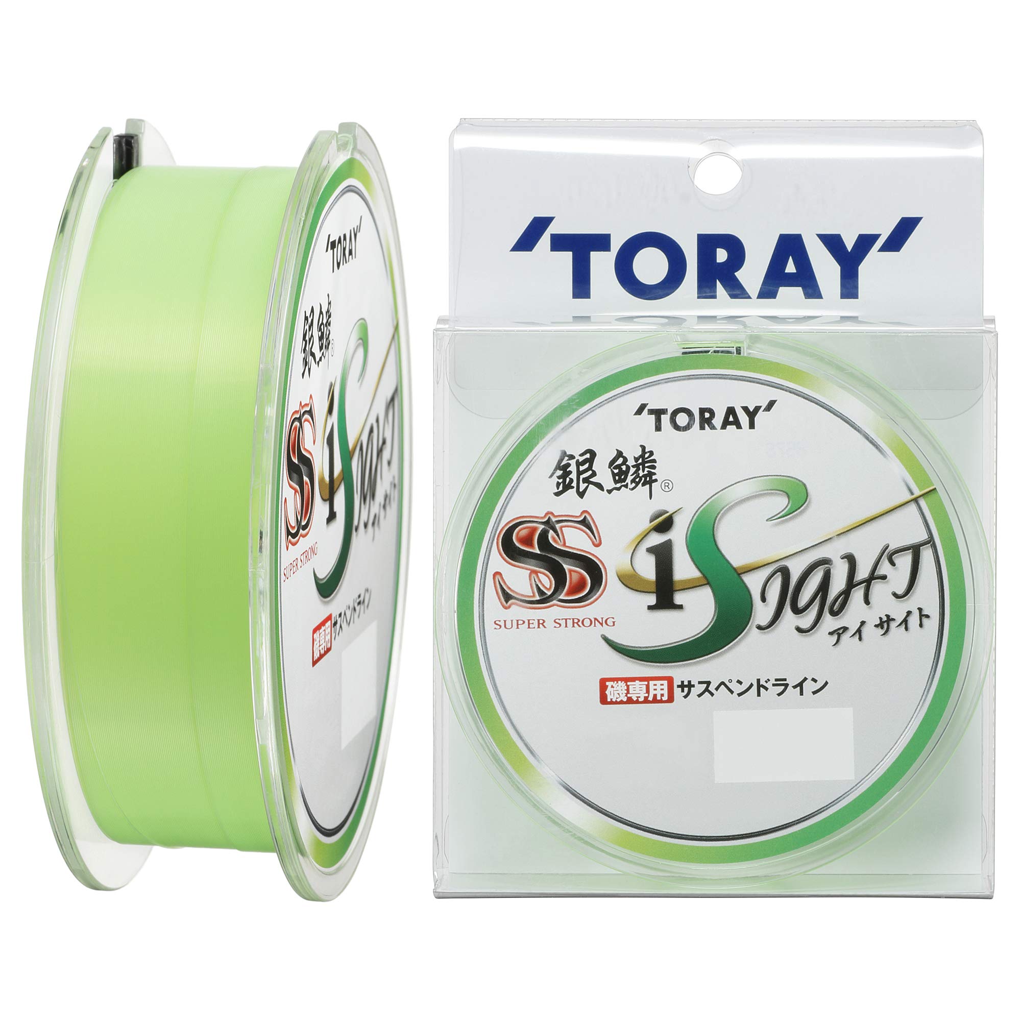 

TORAY Nylon Line Ginrin Super Strong Eye Sight 150m 4 Light Green No. светло-зеленый