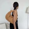 Handmade Woven Croissant Bag - Knotted Single Shoulder Underarm Tote