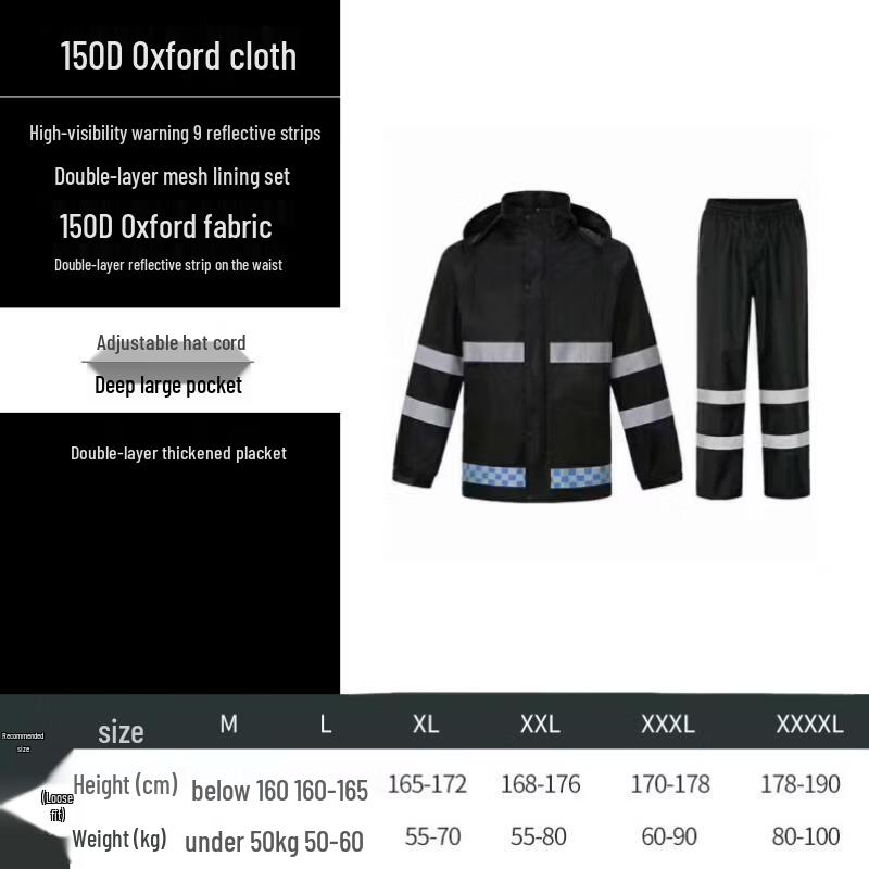 Reflective Safety Raincoat
