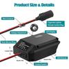 Li-ion Battery 5-13V Voltage Regulator For Makita For Bosch For DeWalt For Milwaukee For M18 For Einhell Cigarette Lighter