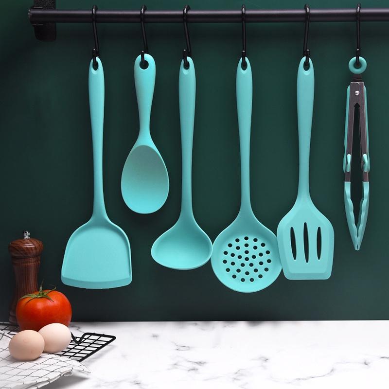 Silicone Kitchenware , Cream Scraper, Spatula, Oil Brush, Size Scraper Set Baking Tool,Non-Integrated Hand