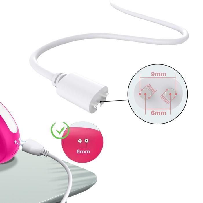 Câble de charge Magnétique USB - Phonillico® - 1m - Lot de 2 - Compatible avec montres et jouets