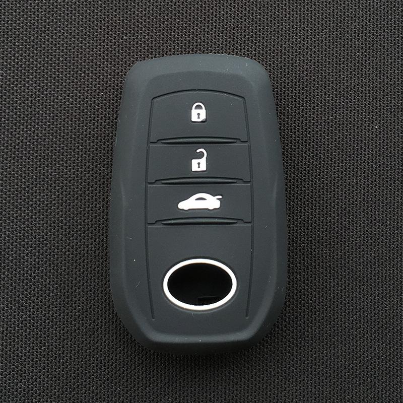 Silicone Car Key Case Cover For Toyota Chr Rav4 Auris Avensis Prius Aygo Camry Corolla Land Cruiser 200 Prado Crown Key
