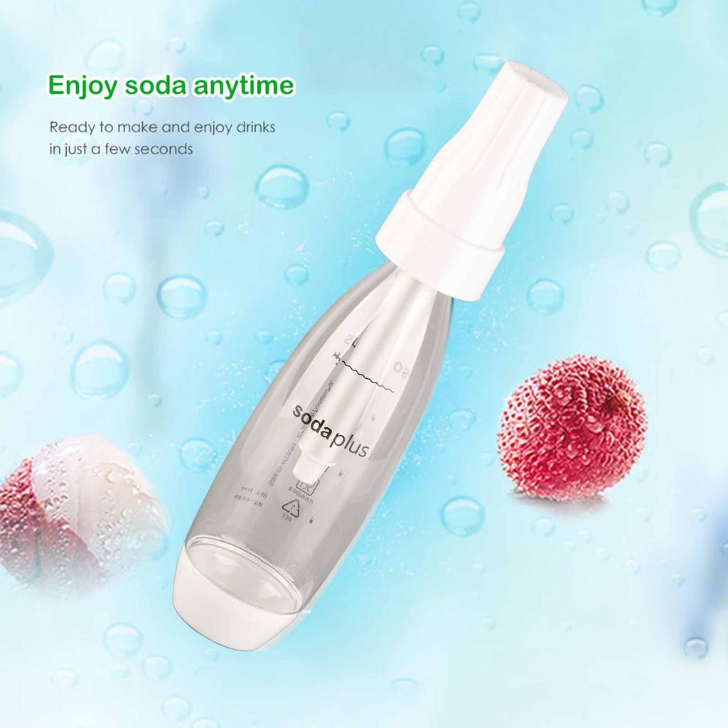 Portable 1000ML Sparkling Water Maker Handle Bubble Soda Machine Soda Cream Bottle Dispenser for