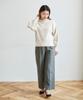 Le Coeur Blanc Bottleneck Lamellibe Knit 3038020706 Size 38 L/Gray