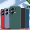 Matte Bumper Soft TPU Back Cover for Xiaomi Poco M6 Pro Liquid Silicone Case for Xiaomi POCO M6 Pro 4G Case Redmi Note13 Pro 4G