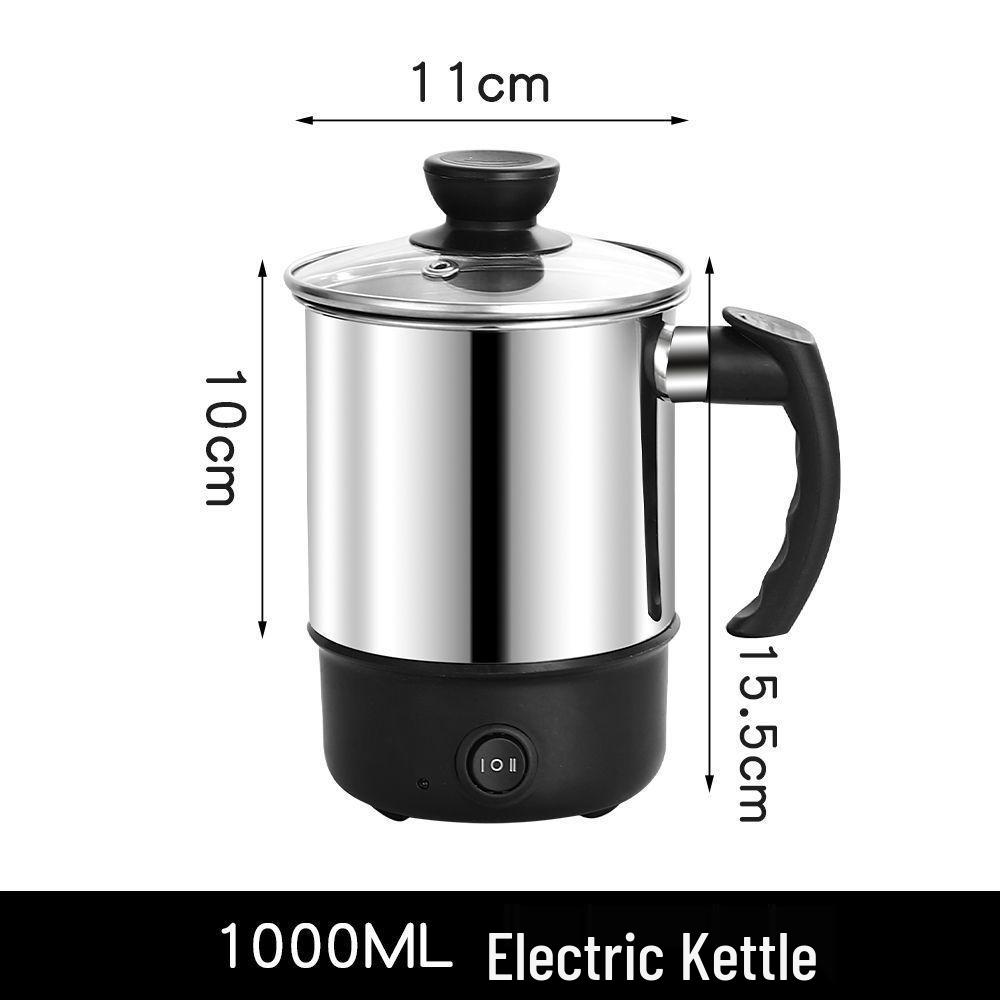 Компактный электрический чайник: Мини-нагревательная чашка для кипячения воды, варки лапши и каши