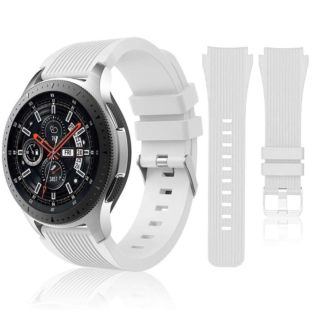 22mm 20mm Silikonový řemínek pro Samsung Galaxy Watch 3 45mm/ GT2 46mm/Gear S3 Náramek pro Amazfit Balance GTR 47mm Řemínek