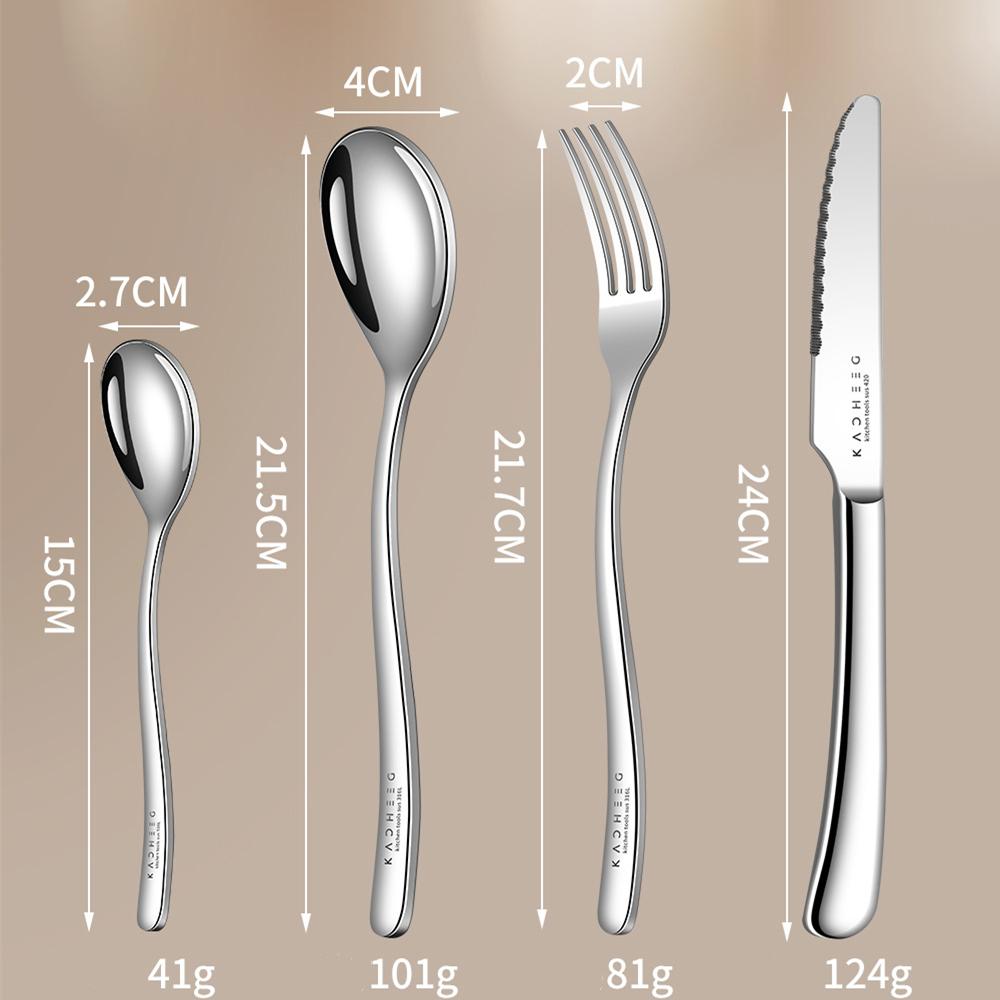 

Роскошный сертифицированный LFGB набор столовых приборов из нержавеющей стали 316L с антибактериальным покрытием 99,9% вилка нож ложка столовые приборы посуда для банкета