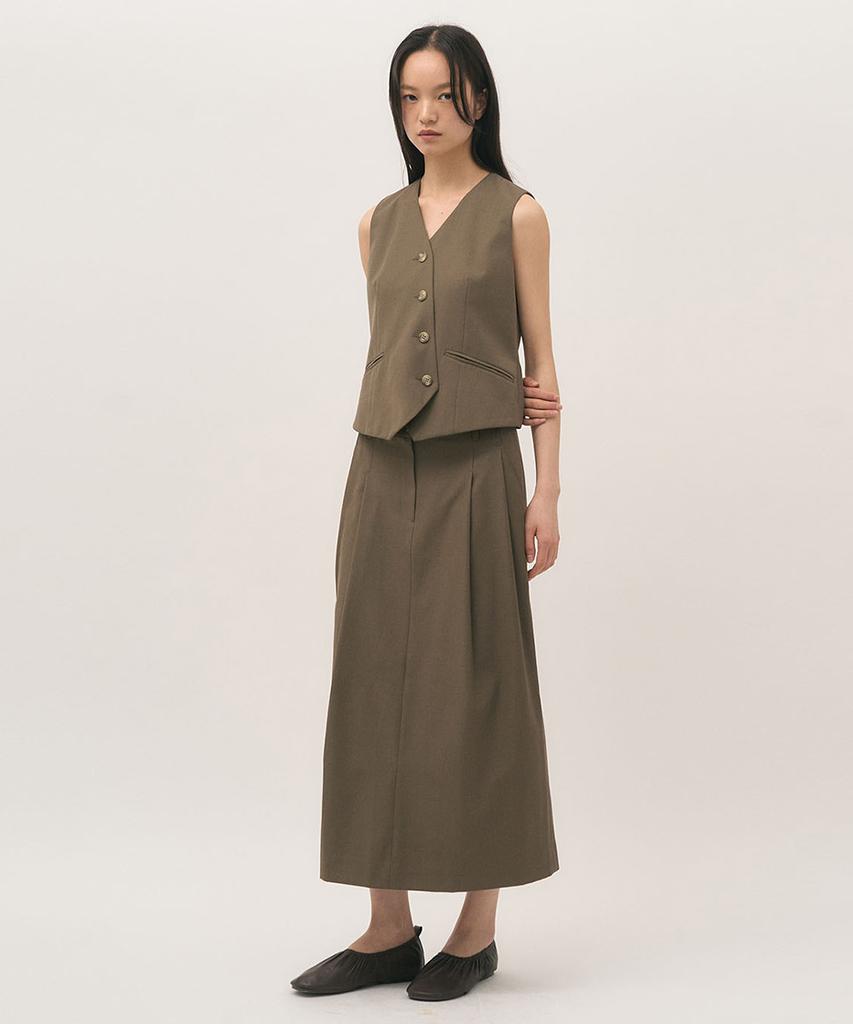 Leopeusaideuhwaiteulabel Clever Skirt Mud