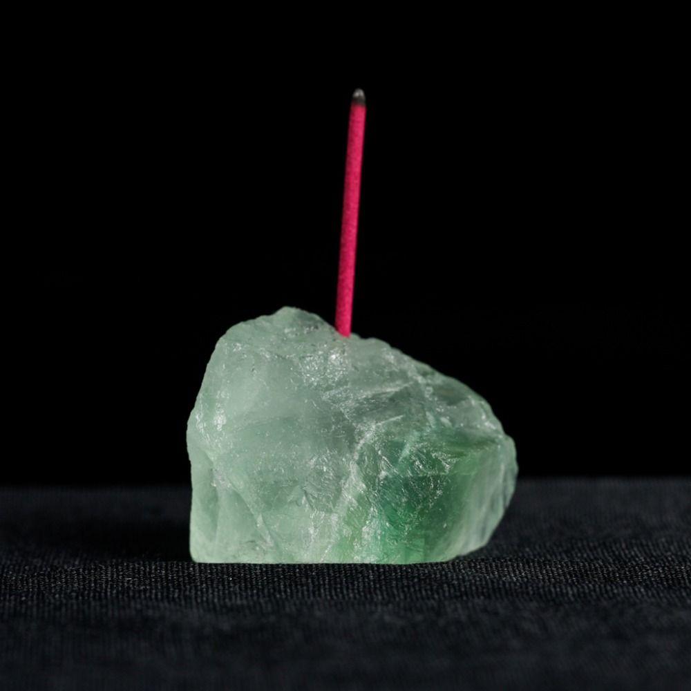Unique Crystal Stone Incense Holder Natural Incense Base Incense Sticks Burner Crystal Incense Censer Fresh Air