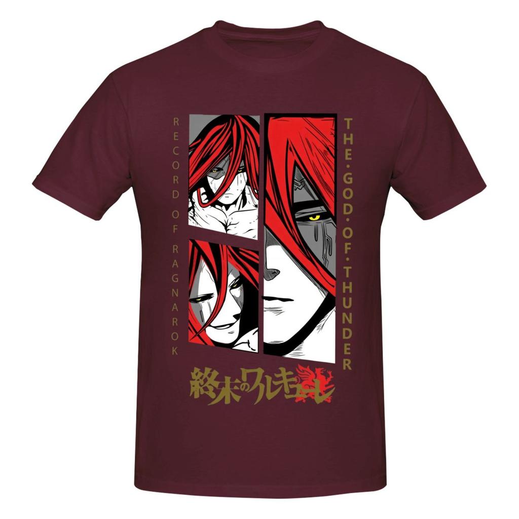 Record Of Ragnarok Drawing Retro T Shirts Graphic Y2k Unique Oneck Unisex Wounisex T Shirts Tops