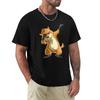 Dabbing Groundhog Tshirt Vintage Style Printed Top