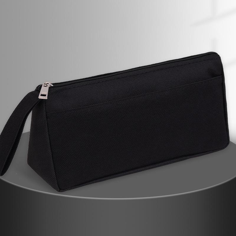 Fashion Portable Oxford Pencil Case Simple Double Layer Stationery Box Children Pencil Bag Large Capacity Pencil Case Gifts